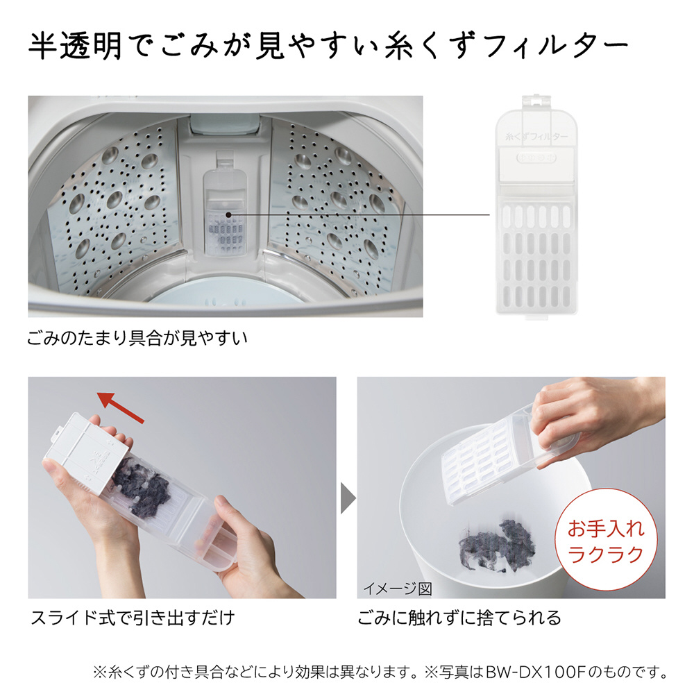 全自動洗濯機 ビートウォッシュ ホワイト BW-X100F-W ［洗濯10.0kg