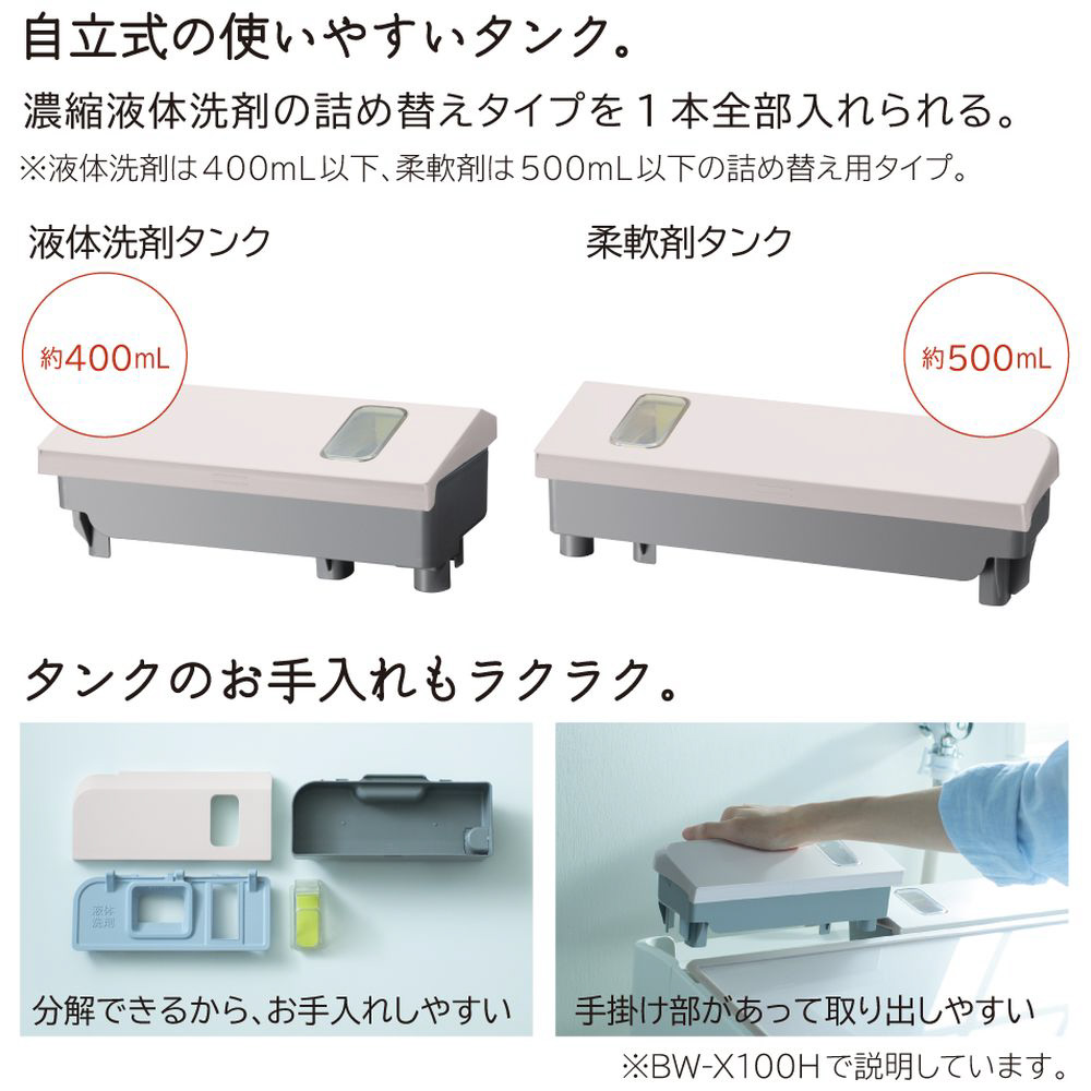 全自動洗濯機 ホワイト BW-X90H-W ［洗濯9.0kg /上開き］｜の通販は