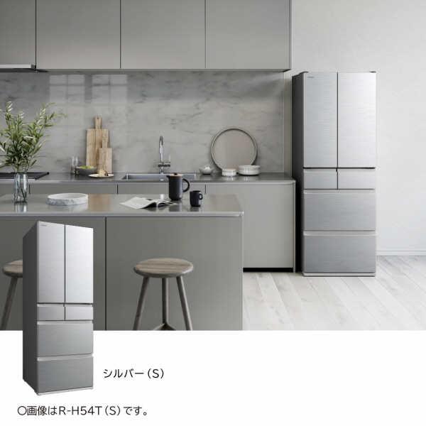 冷蔵庫 Hタイプ シルバー R-H49T-S ［幅65cm /485L /6ドア /観音開き