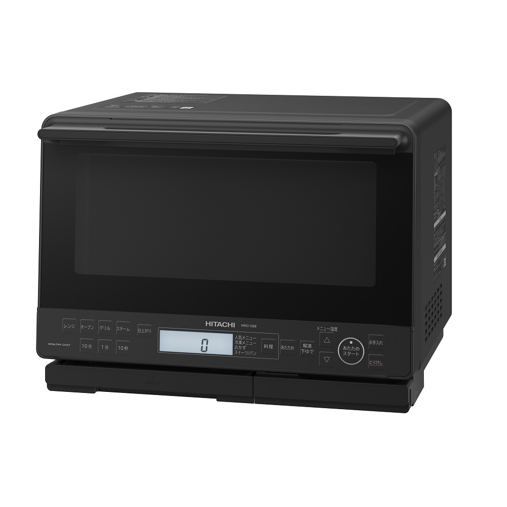 スチームオーブンレンジ ヘルシーシェフ ブラック MRO-S8B-K