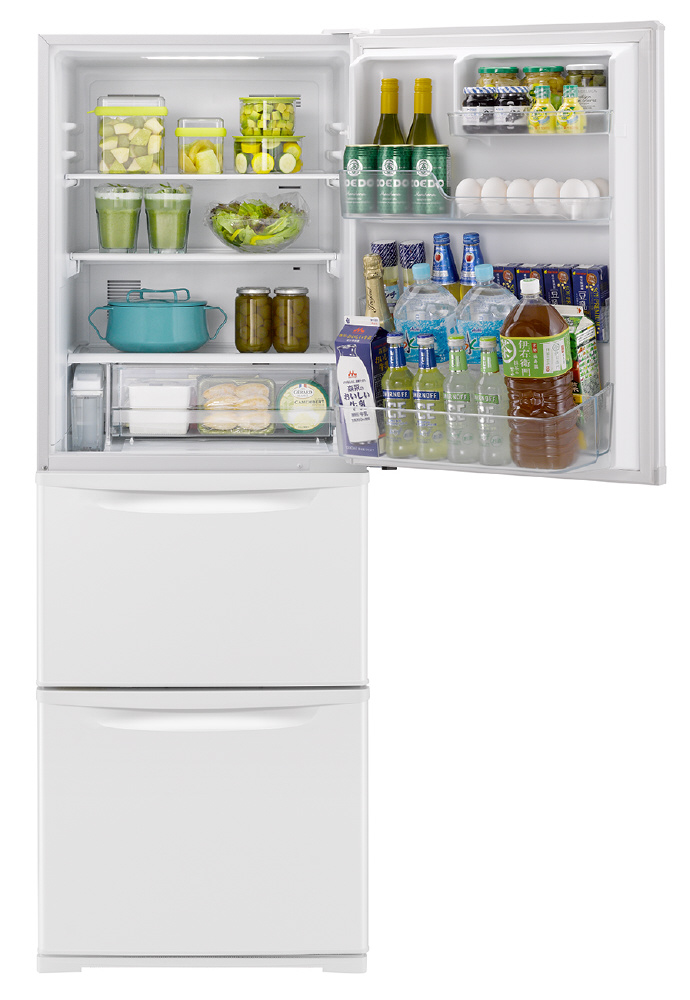 冷蔵庫 Cタイプ ピュアホワイト NR-C341C-W ［3ドア /右開きタイプ 