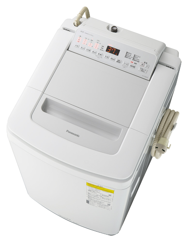 NA-FD80H8-S 縦型洗濯乾燥機 シルバー [洗濯8.0kg /乾燥4.5kg 