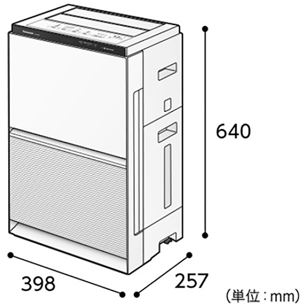 加湿空気清浄機 木目調 F-VC70XT-TM [適用畳数：31畳 /最大適用畳数