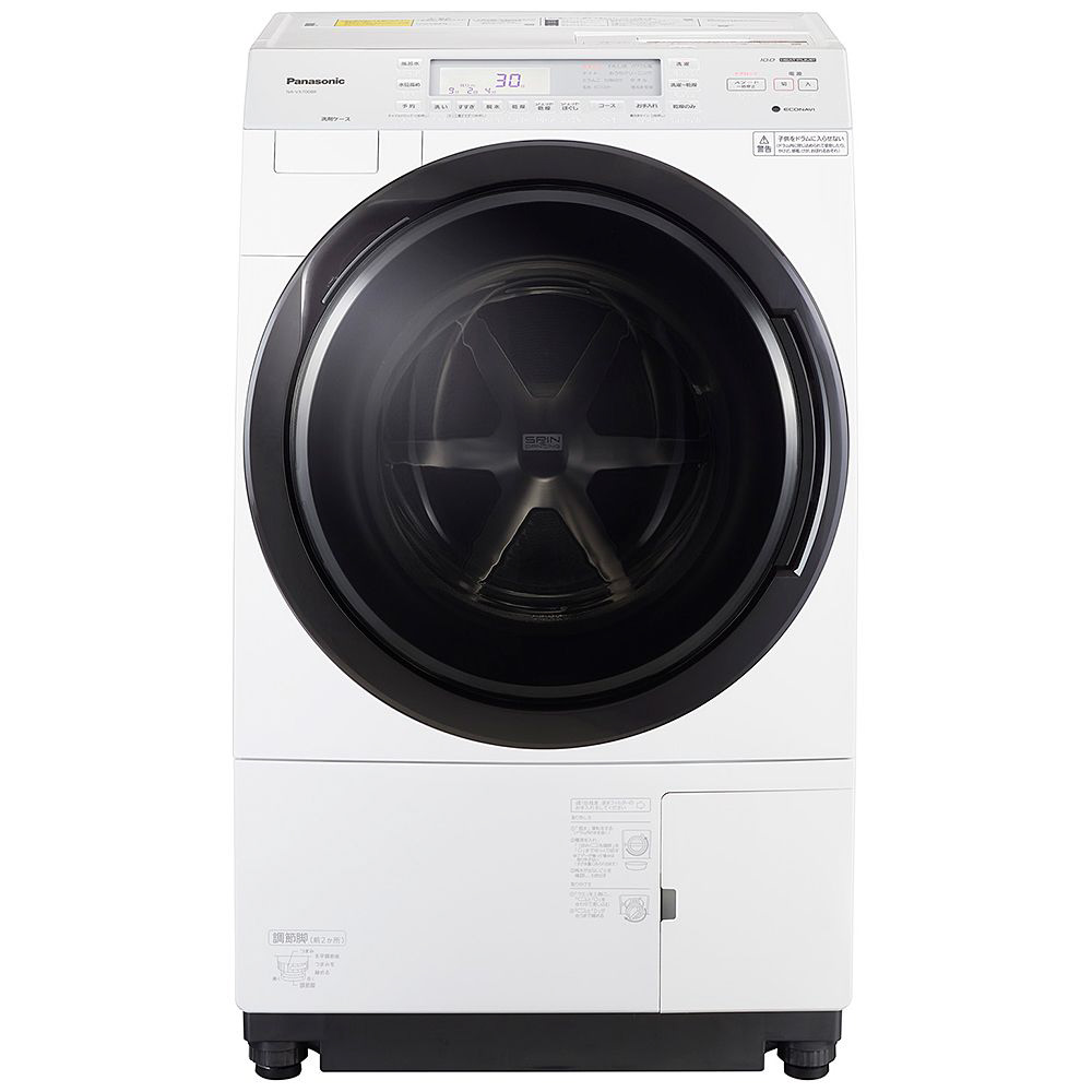 NA-VX700BR-W ドラム式洗濯乾燥機 VXシリーズ クリスタルホワイト [洗濯10.0kg /乾燥6.0kg /ヒートポンプ乾燥 /右開き]