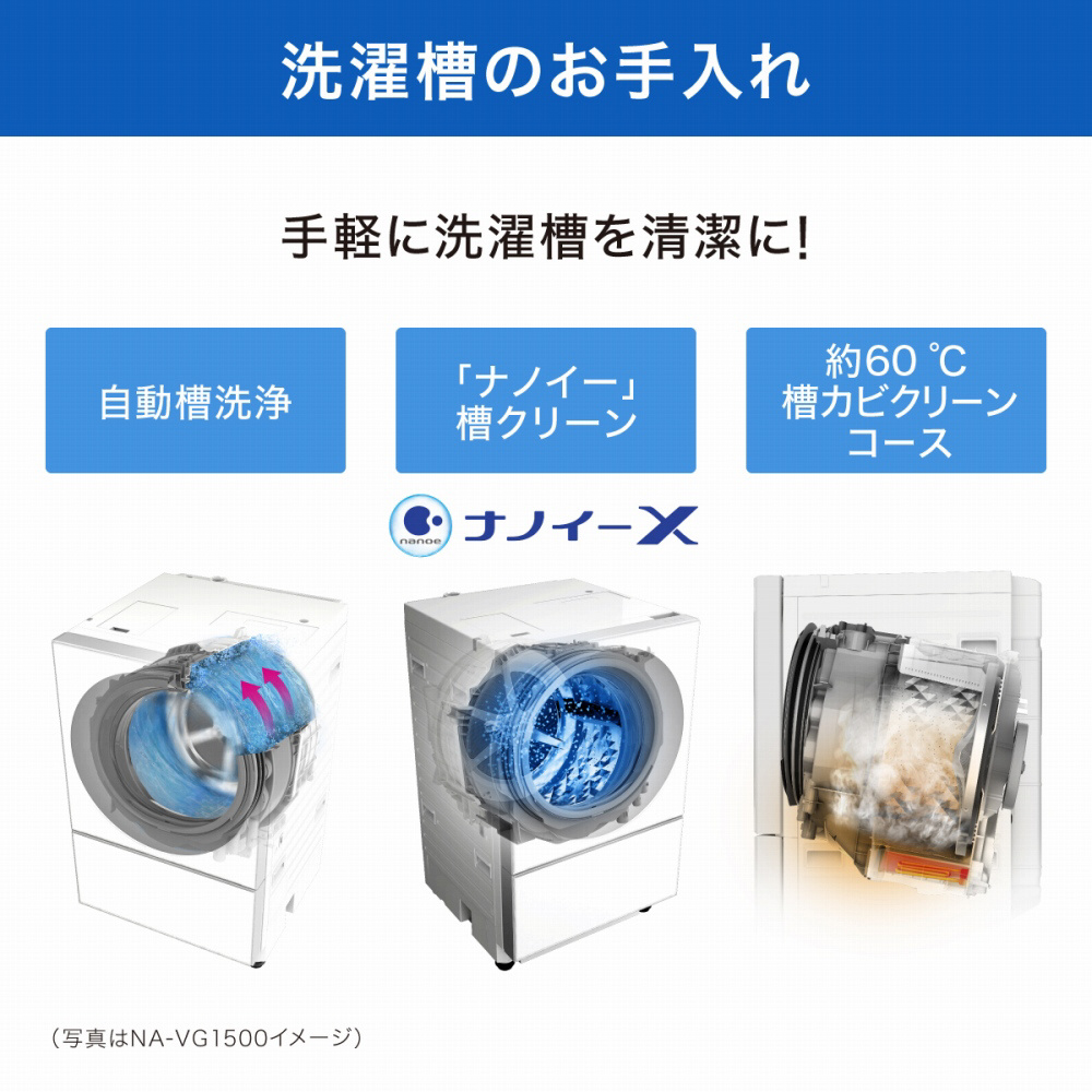 ドラム式洗濯乾燥機 Cuble（キューブル） プレミアムステンレス