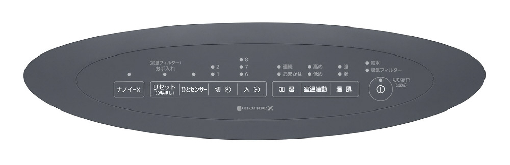 加湿機能付きセラミックファンヒーター DS-FKX1206-H ［人感センサー付き］