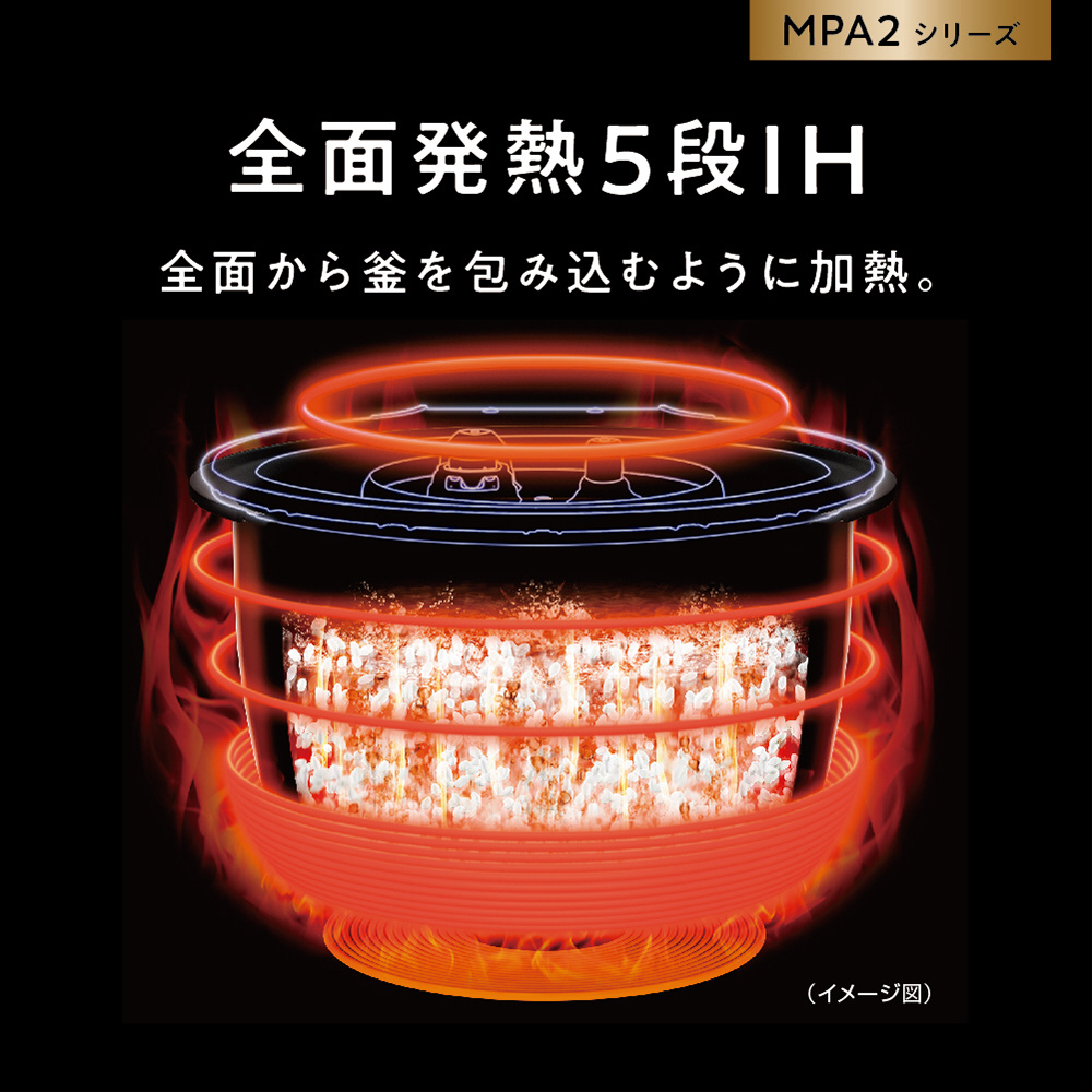 可変圧力IHジャー炊飯器 おどり炊き ブラック SR-MPA182-K ［1升 /圧力