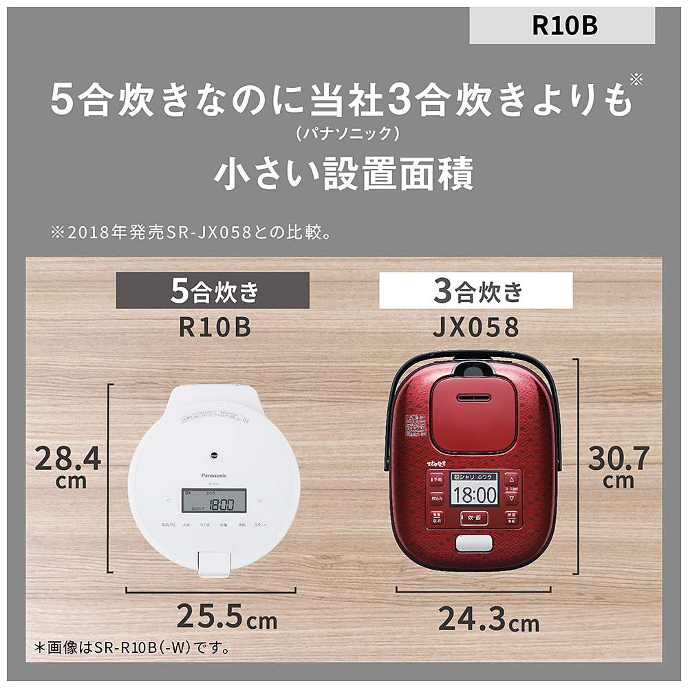 圧力IHジャー炊飯器 ホワイト SR-R10B-W ［5.5合 /圧力IH］｜の通販は