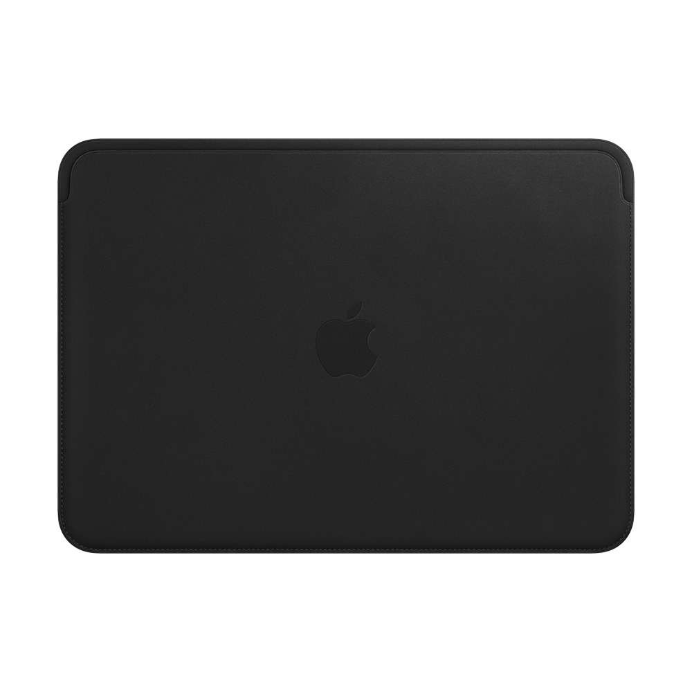 12インチMacBook用レザースリーブ ブラック