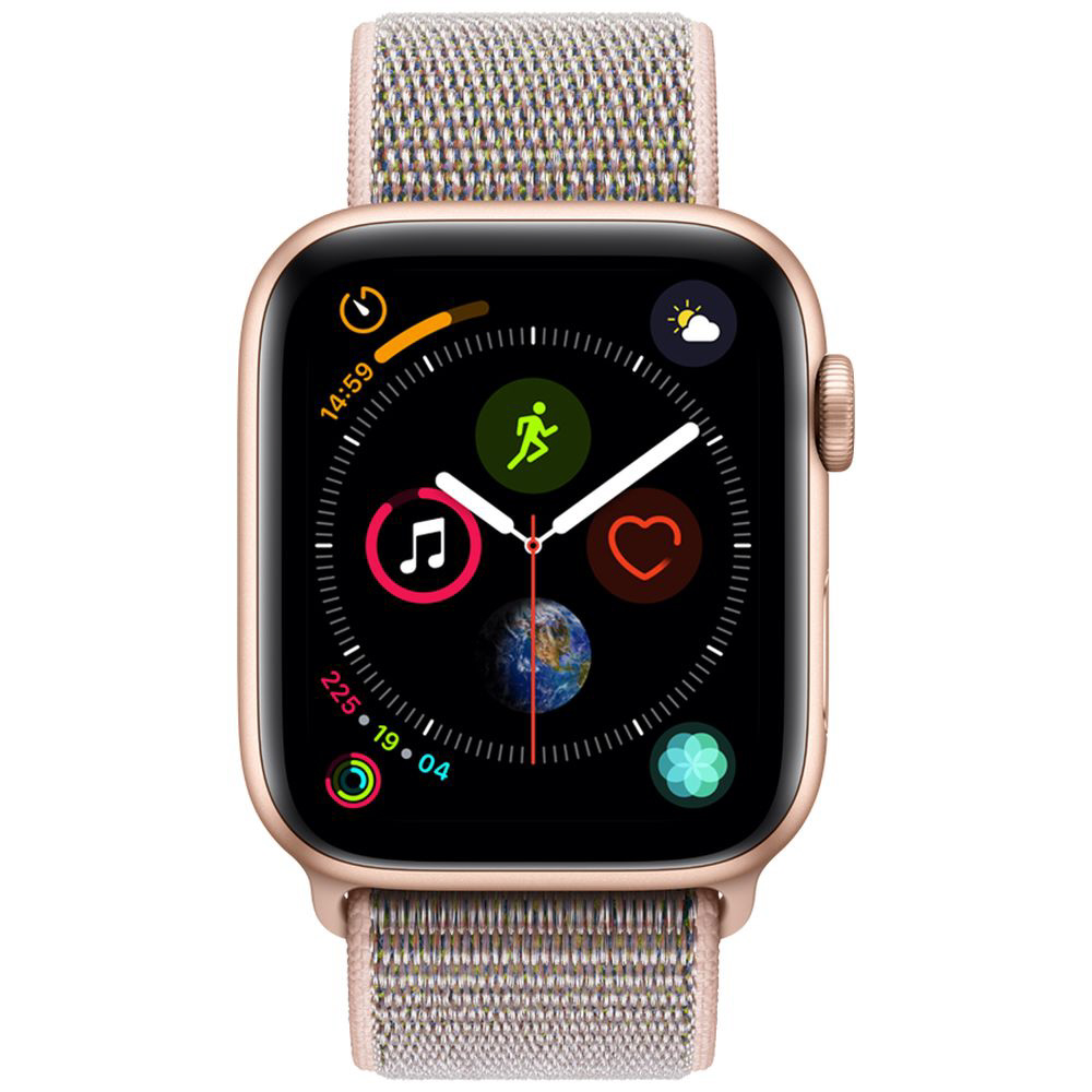 買取】Apple Watch Series 4（GPS + Cellularモデル）- 44mm  ゴールドアルミニウムケースとピンクサンドスポーツループ MTVX2J/A|Apple(アップル)の買取価格｜ラクウル