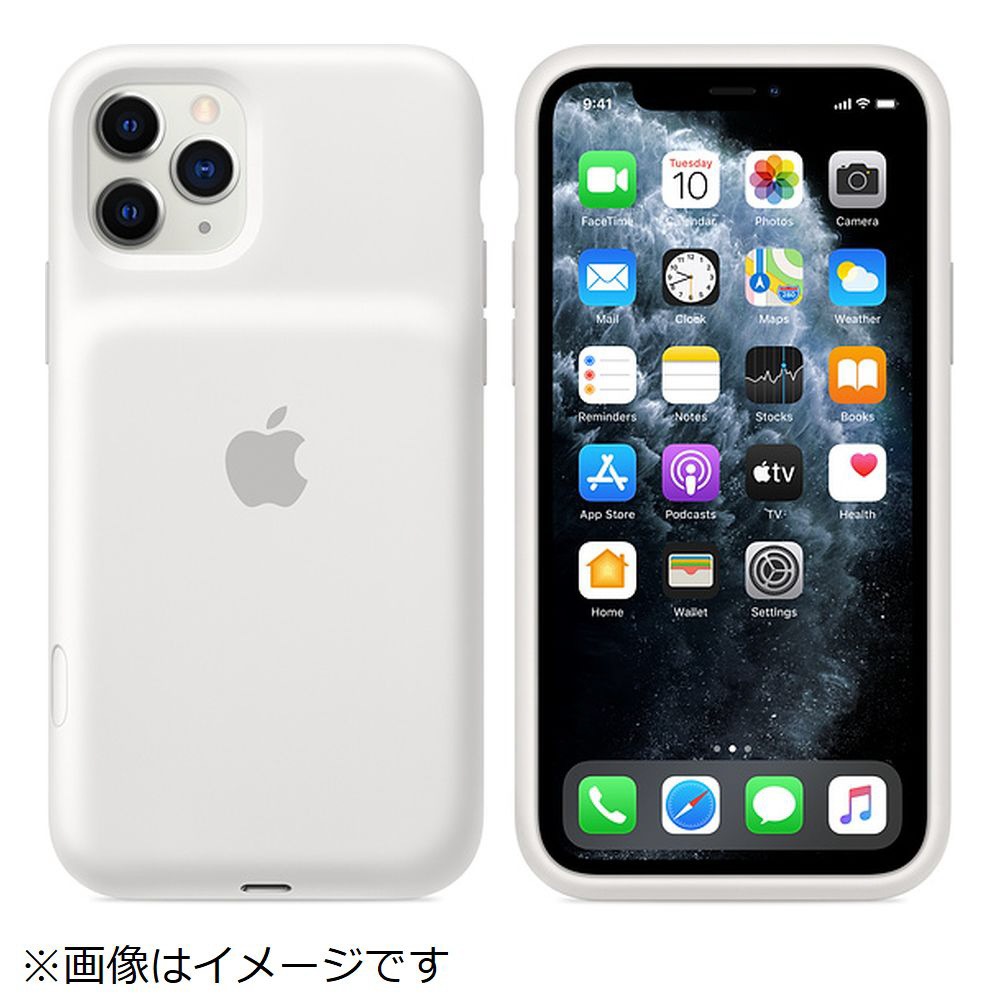 純正 iPhone 11 Smart Battery Case ソフトホワイトiPhoneケース