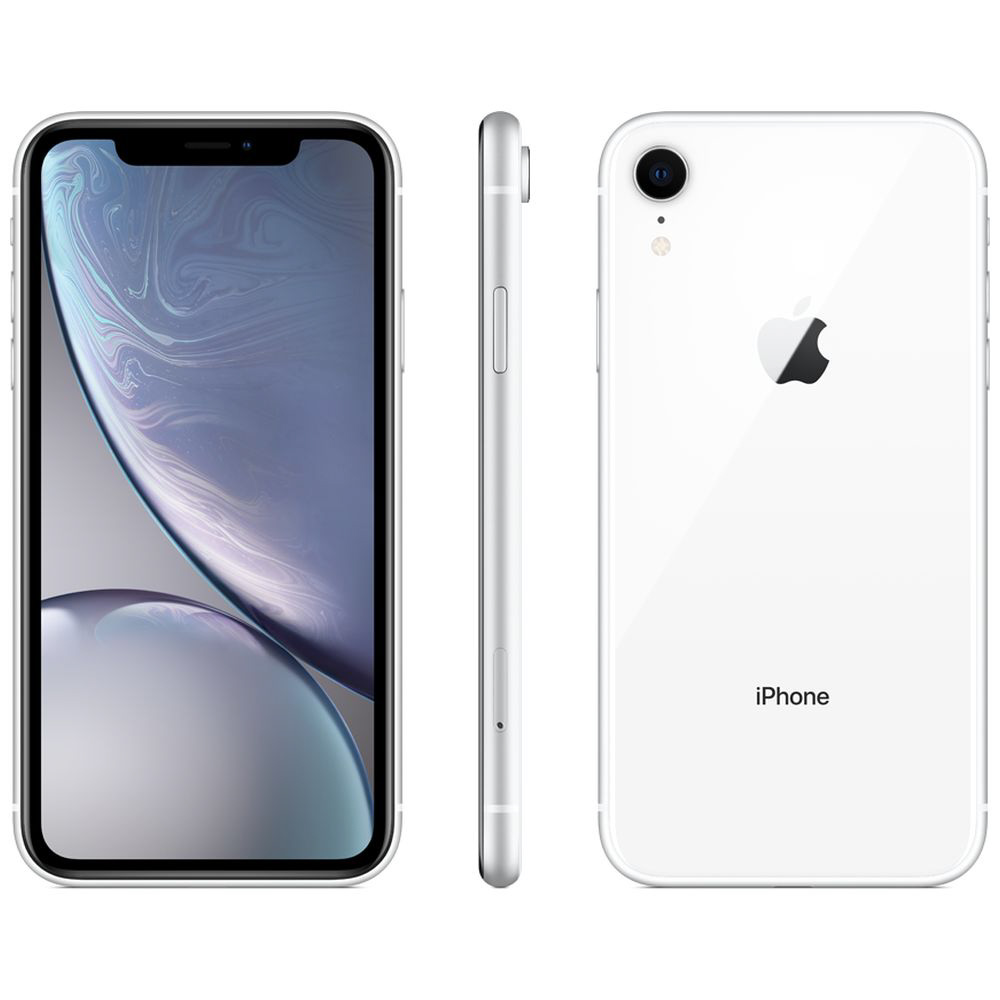 iPhone XR White 128 GB SIMフリー ＃37222-1-