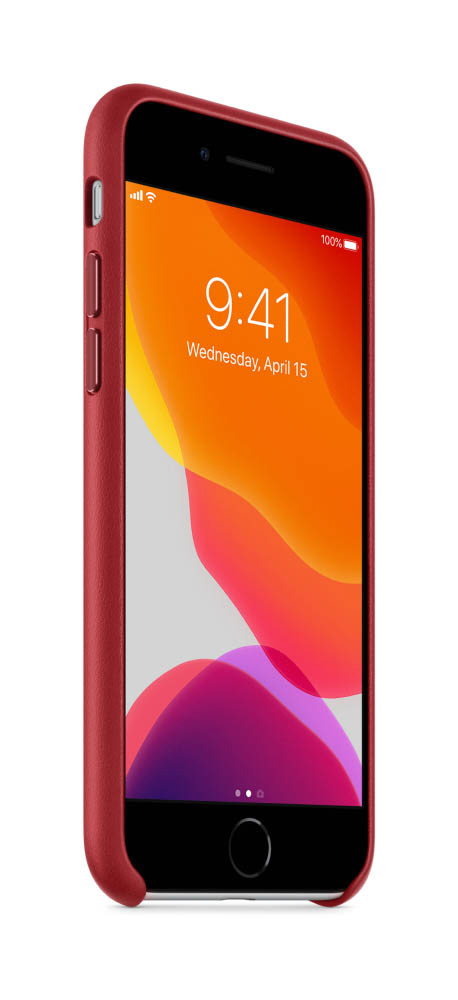 【在庫限り】 【純正】iPhone SE（第2世代）4.7インチ レザーケース MXYL2FEA (PRODUCT)RED