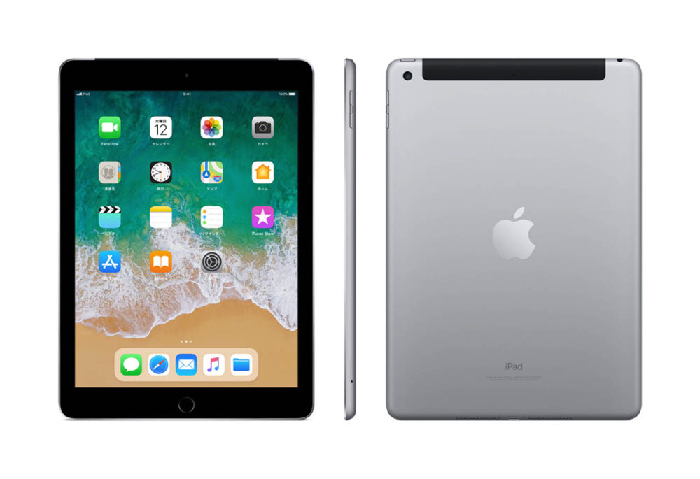 iPad 第6世代 32GB スペースグレイ MR6N2J／A 国内版SIMフリー|Apple(アップル)
