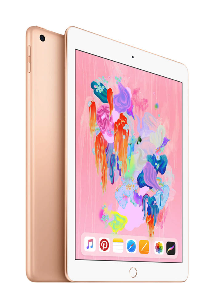 iPad 第6世代 32GB ゴールド MRM02J／A 国内版SIMフリー ブラッシュ