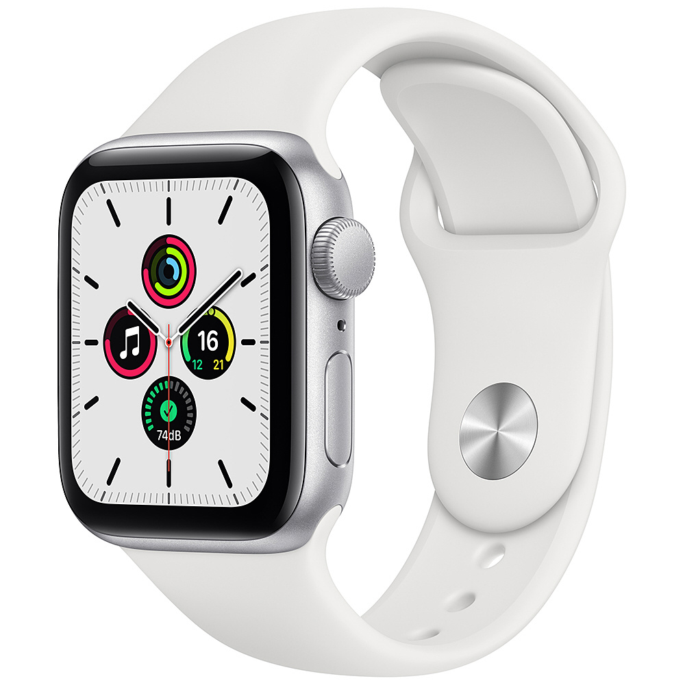 Apple Watch SE（GPSモデル）第1世代- 40mmシルバーアルミニウムケースとホワイトスポーツバンド - レギュラー シルバーアルミニウム  MYDM2J/A｜の通販はソフマップ[sofmap]