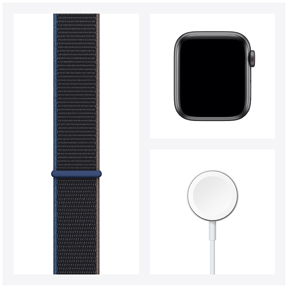 Apple Watch SE（GPS + Cellularモデル）- 40mmスペースグレイ 