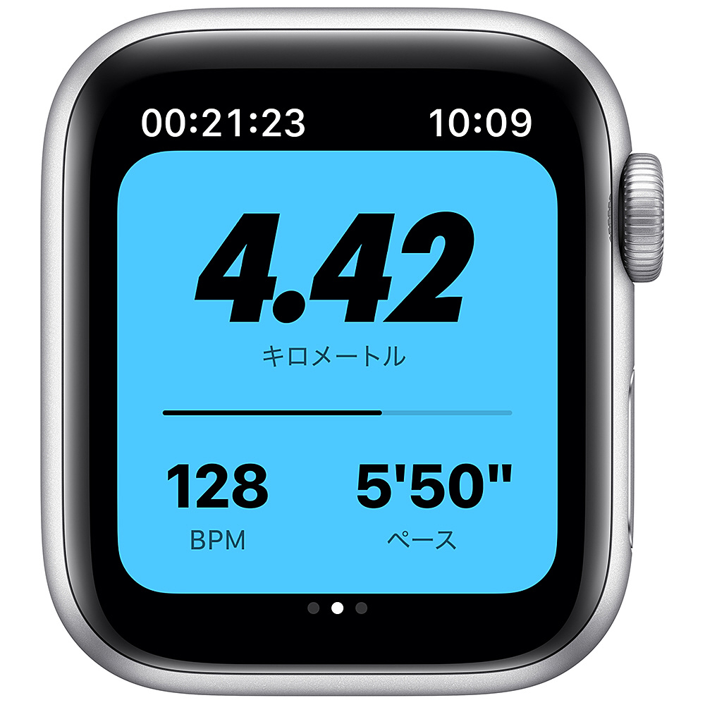 Apple Watch Nike SE（GPSモデル）第1世代- 40mmシルバーアルミニウム