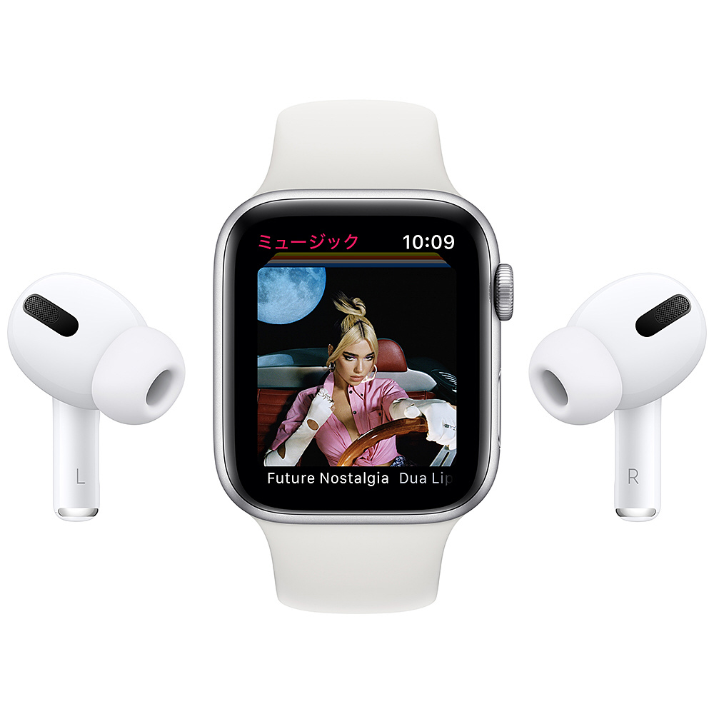 Apple Watch Series 6（GPS + Cellularモデル）- 40mmシルバー