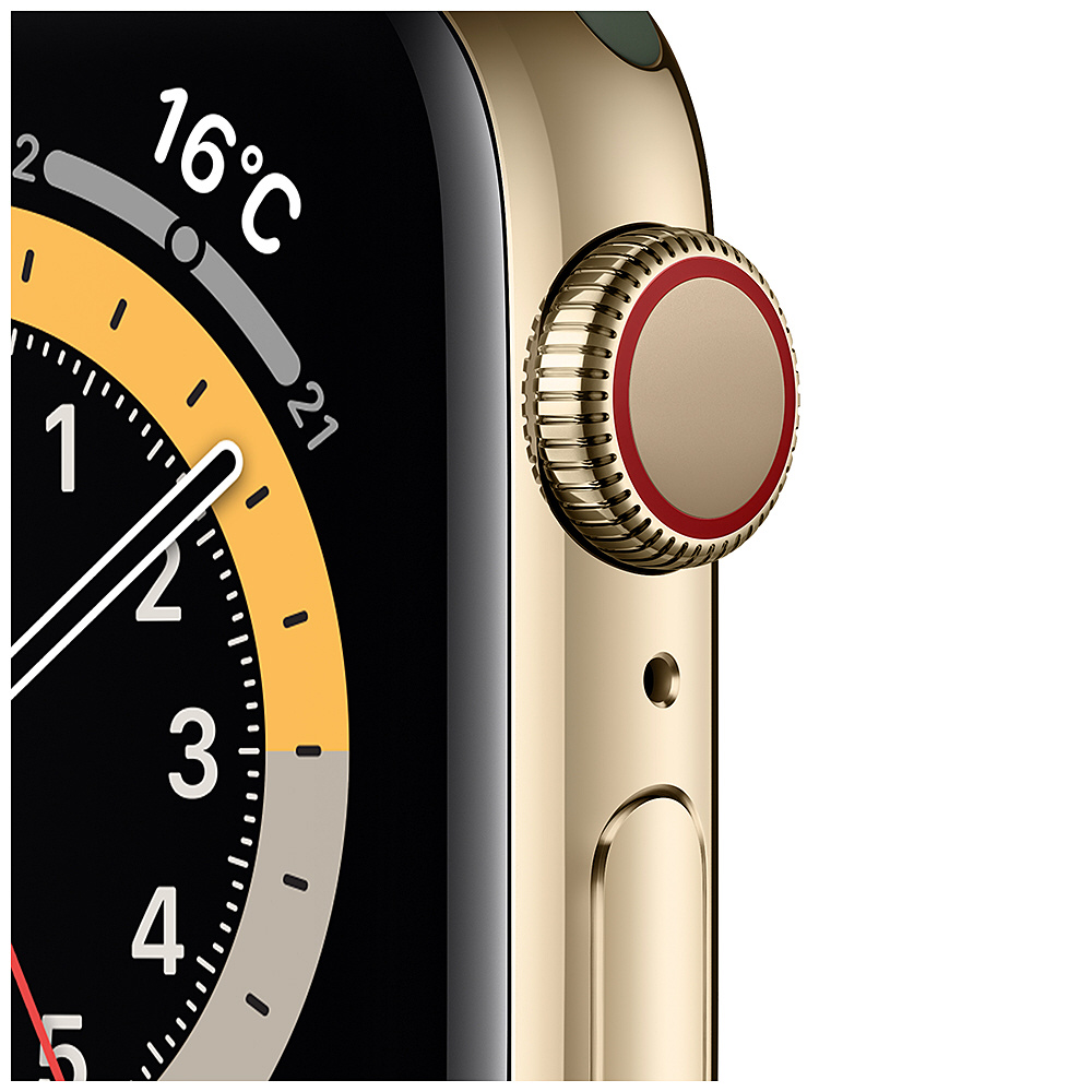 Apple Watch 6 セルラー 40mm ステンレス  ゴールド