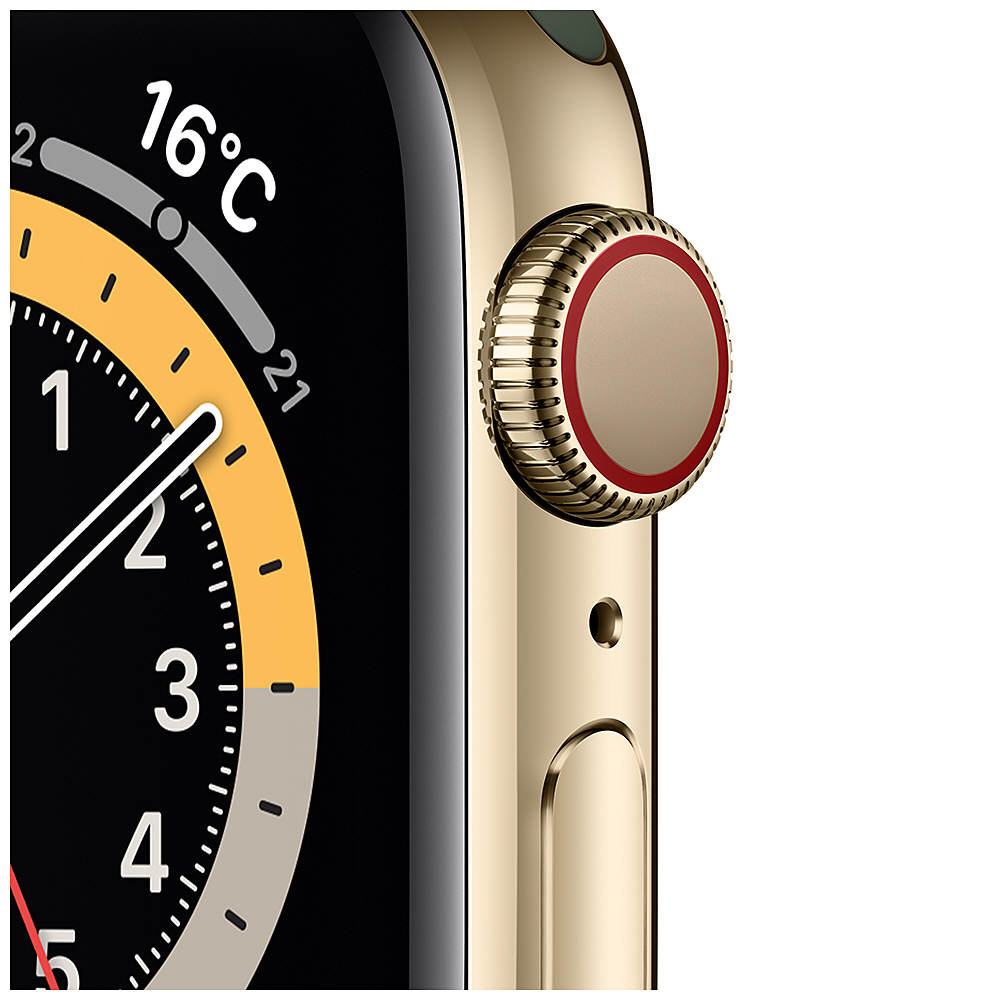 Apple Watch6 40mm ゴールド ステンレス セルラーモデル-