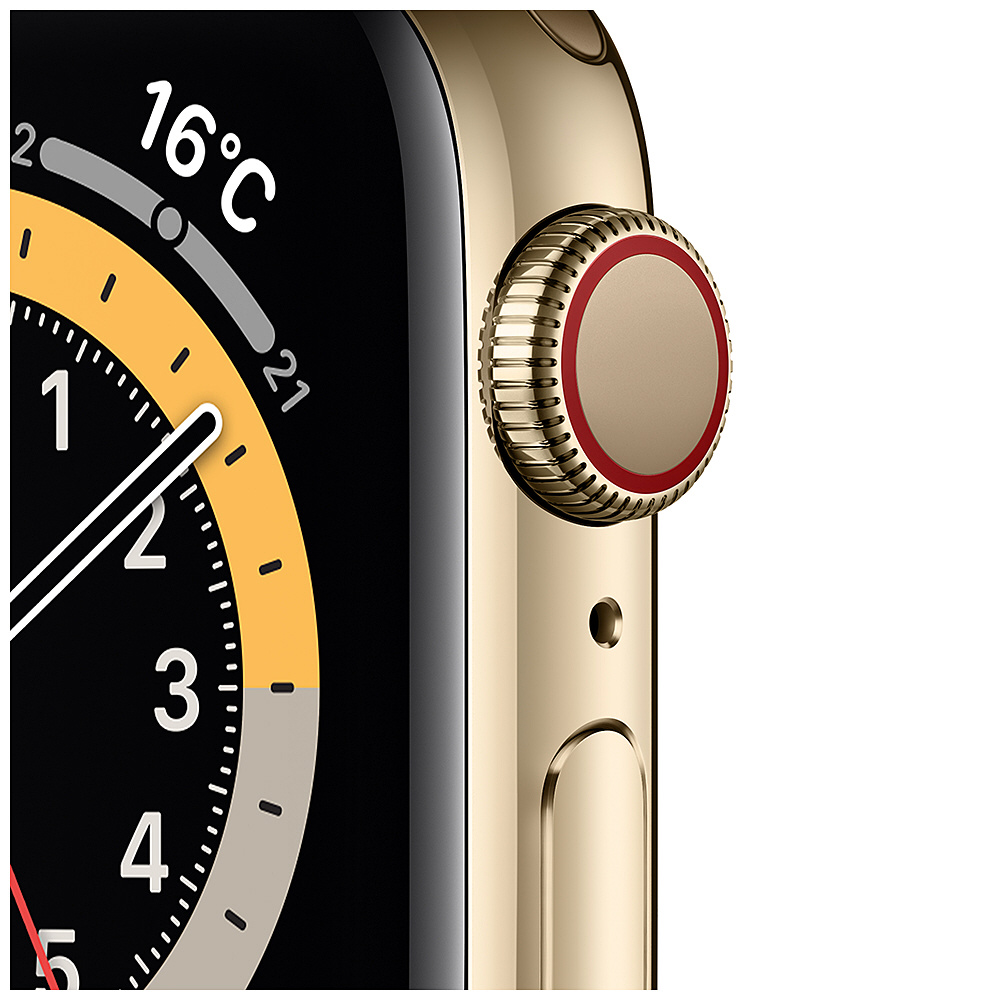 Apple Watch Series 6（GPS + Cellularモデル）- 40mmゴールド ...