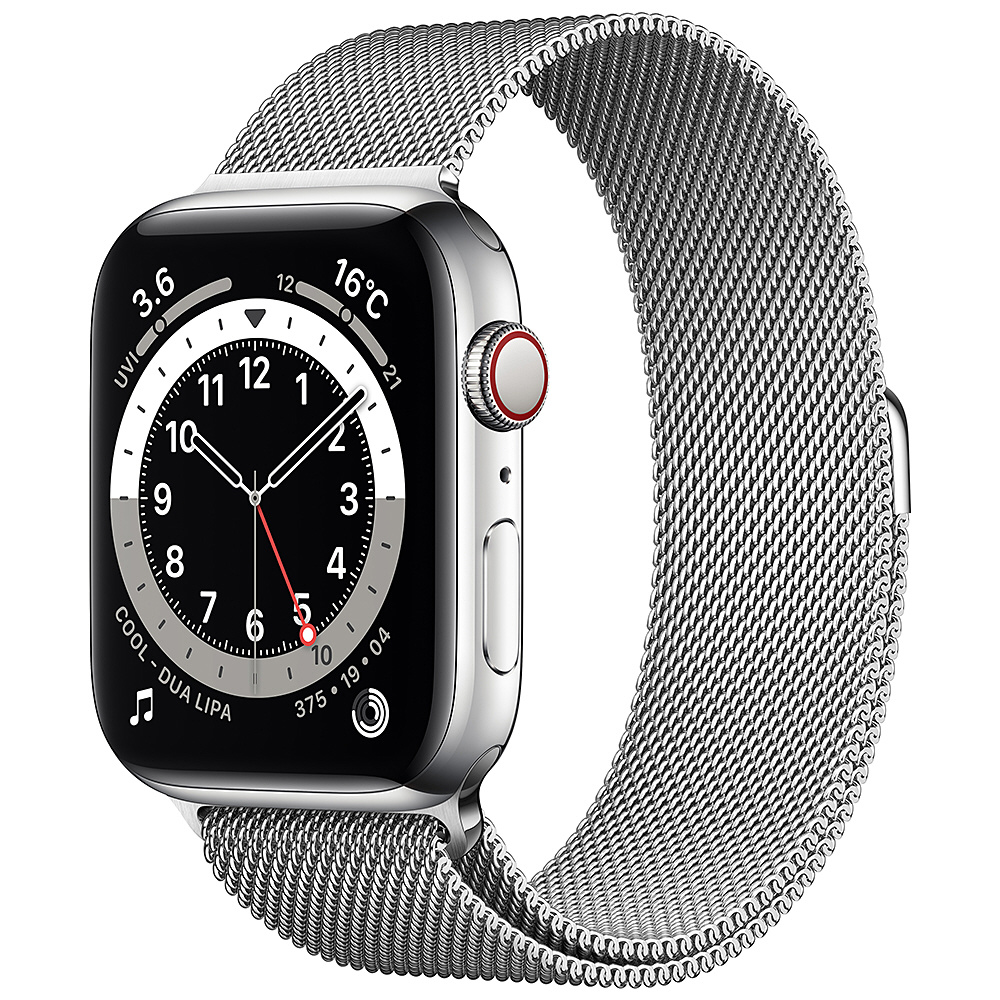 Apple Watch 6 44mm シルバー アルミ GPS ミラネーゼループ-
