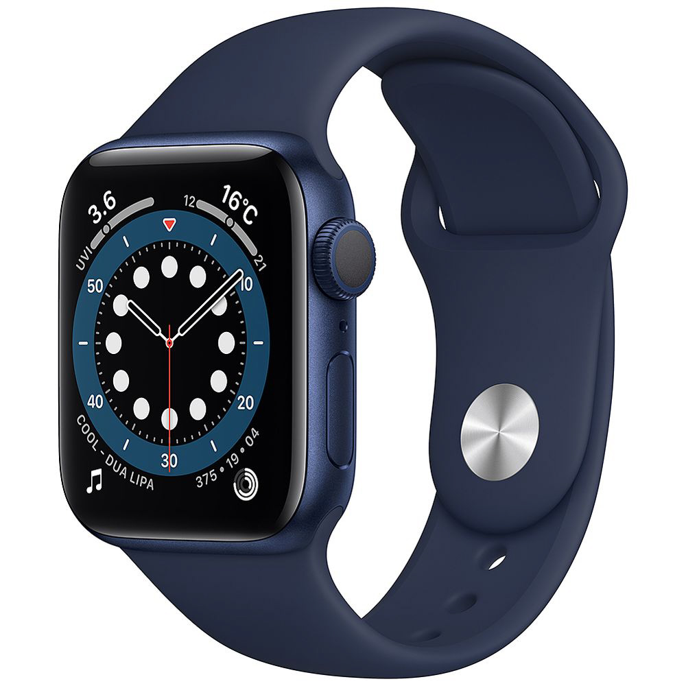 アイボリー×レッド 美品 Apple Watch Series 6 40mm ブルー