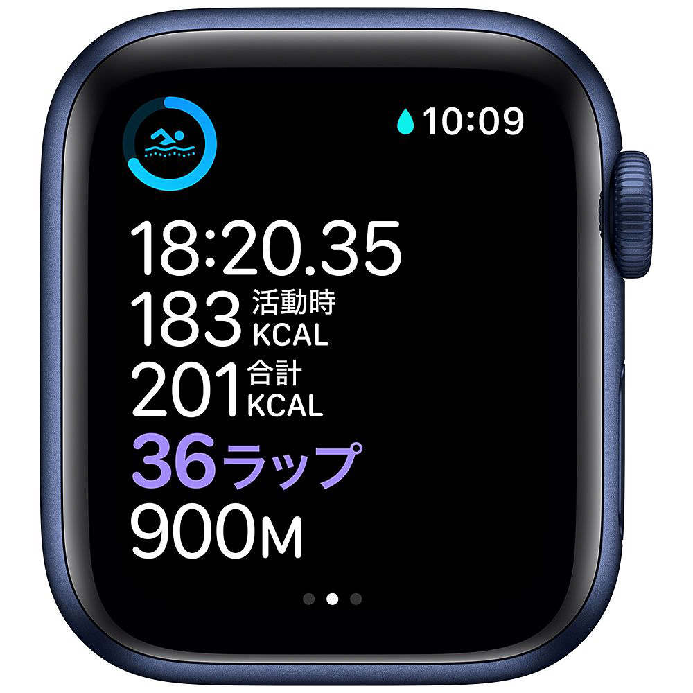 Apple Watch Series 6（GPSモデル）- 40mmブルーアルミニウムケースとディープネイビースポーツバンド -  レギュラー｜の通販はソフマップ[sofmap]