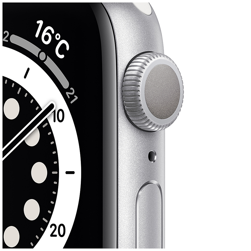 Apple Watch Series 6(GPSモデル)- 40mm シルバー