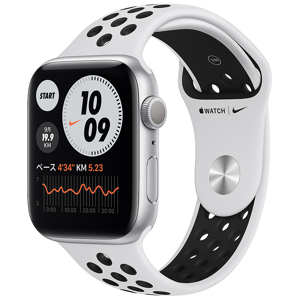 Apple Watch Nike Series 6（GPSモデル）- 44mmシルバーアルミニウム