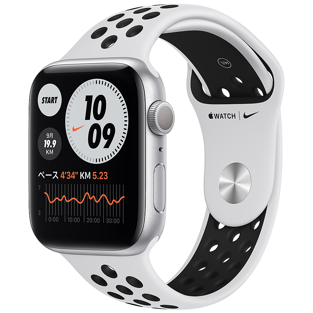 Apple Watch Nike Series 6（GPSモデル）- 44mmシルバー