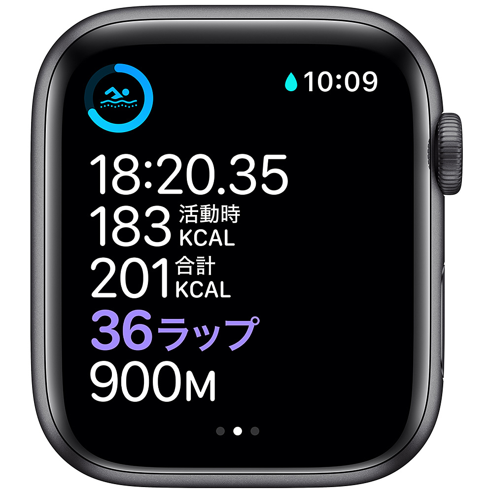 Apple Watch Series 6（GPSモデル）- 44mmスペースグレイ 