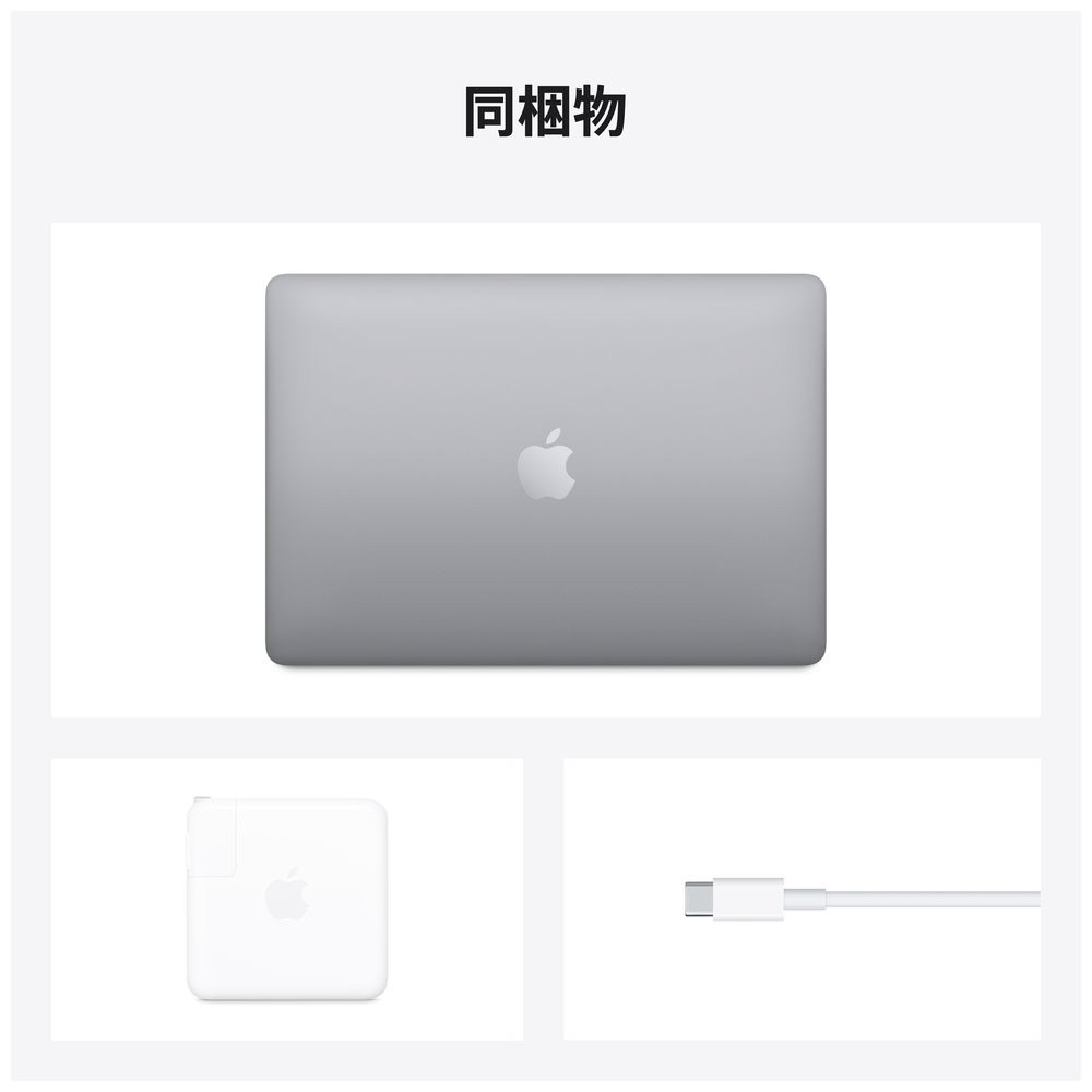 13インチMacBook Pro: 8コアCPUと8コアGPUを搭載したApple M1チップ