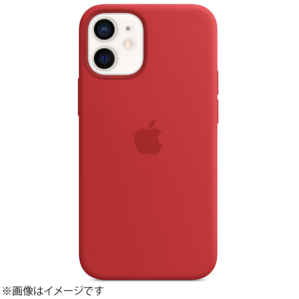純正】MagSafe対応iPhone 12 miniシリコーンケース - （PRODUCT）RED