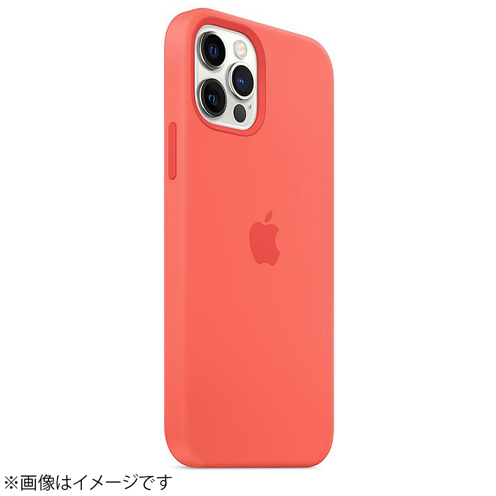 【純正】MagSafe対応iPhone 12 / iPhone 12 Proシリコーンケース - ピンクシトラス MHL03FE/A