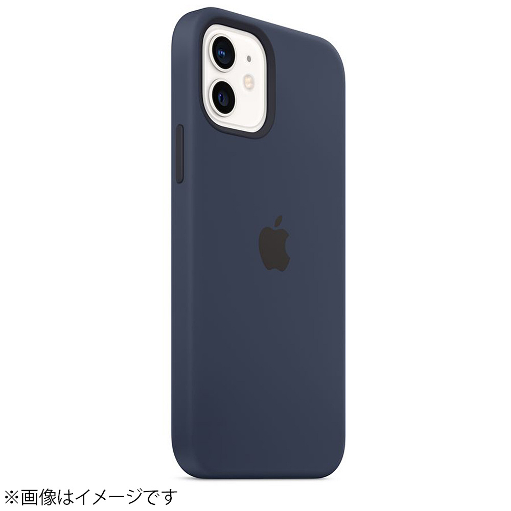 純正品　iPhone 12 pro シリコンケース　ネイビー