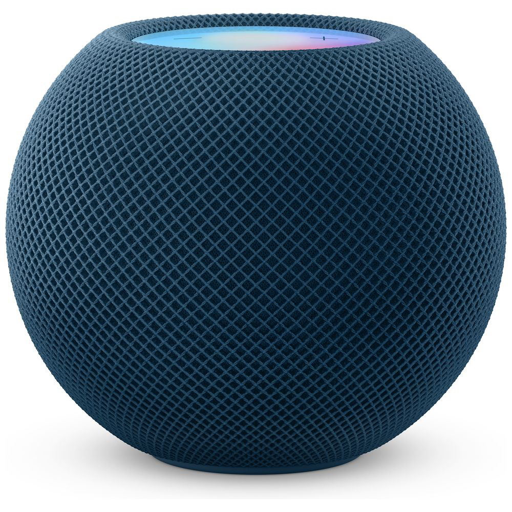 スマートスピーカー HomePod mini ブルー MJ2C3J/A ［Wi-Fi対応］｜の