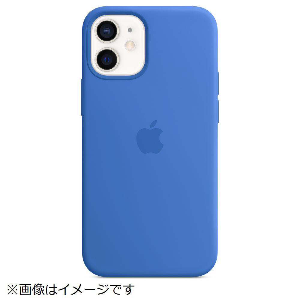 MagSafe対応 iPhone 12 mini シリコーンケース カプリブルー MJYU3FE/A ...