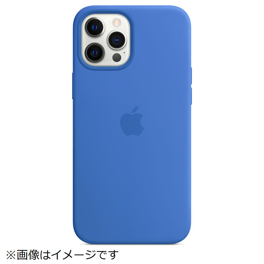 MagSafe対応 iPhone 12 Pro Max シリコーンケース カプリブルー