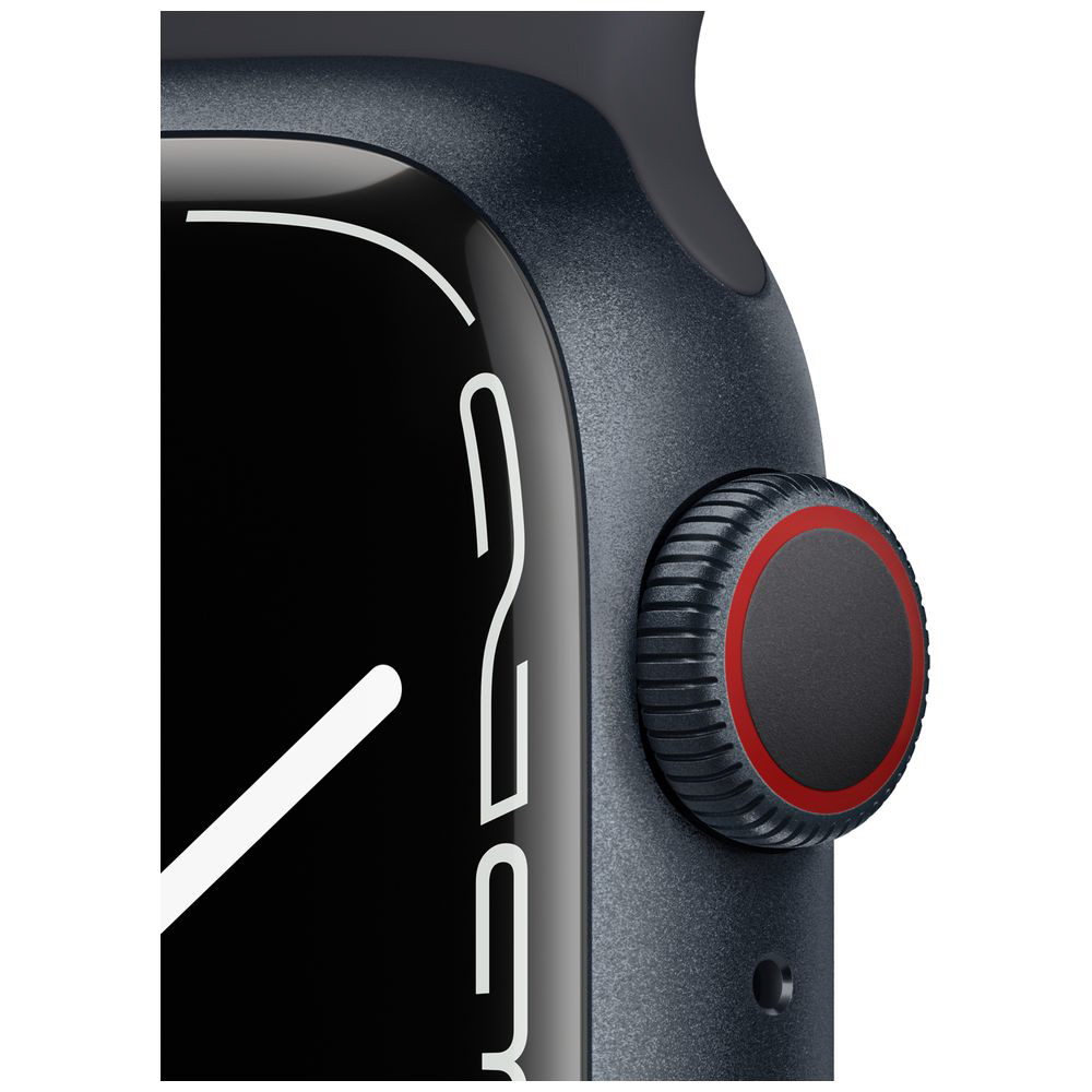 Apple Watch Series 7（GPS+Cellularモデル）- 41mmミッドナイトアルミニウムケースとミッドナイトスポーツバンド -  レギュラー ミッドナイトアルミニウム MKHQ3J/A｜の通販はソフマップ[sofmap]