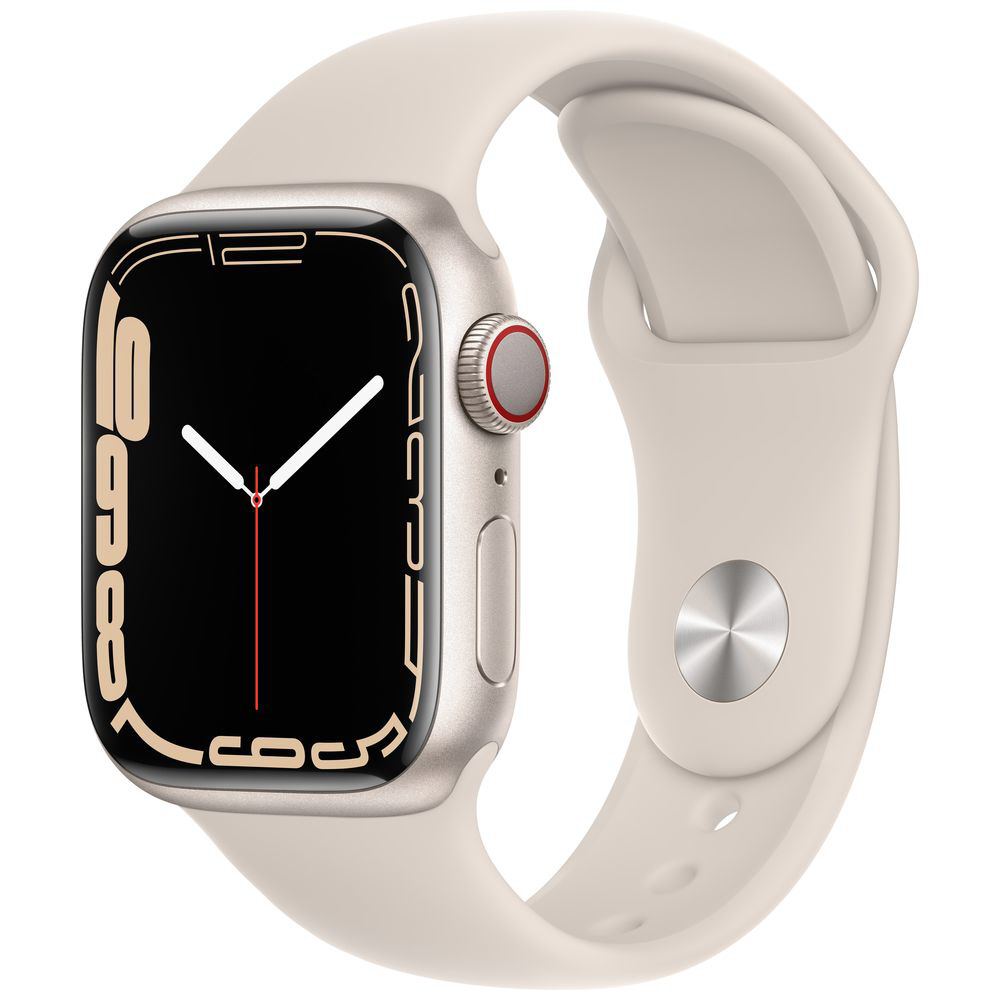 Apple Watch Series 7（GPS+Cellularモデル）- 41mmスターライト ...