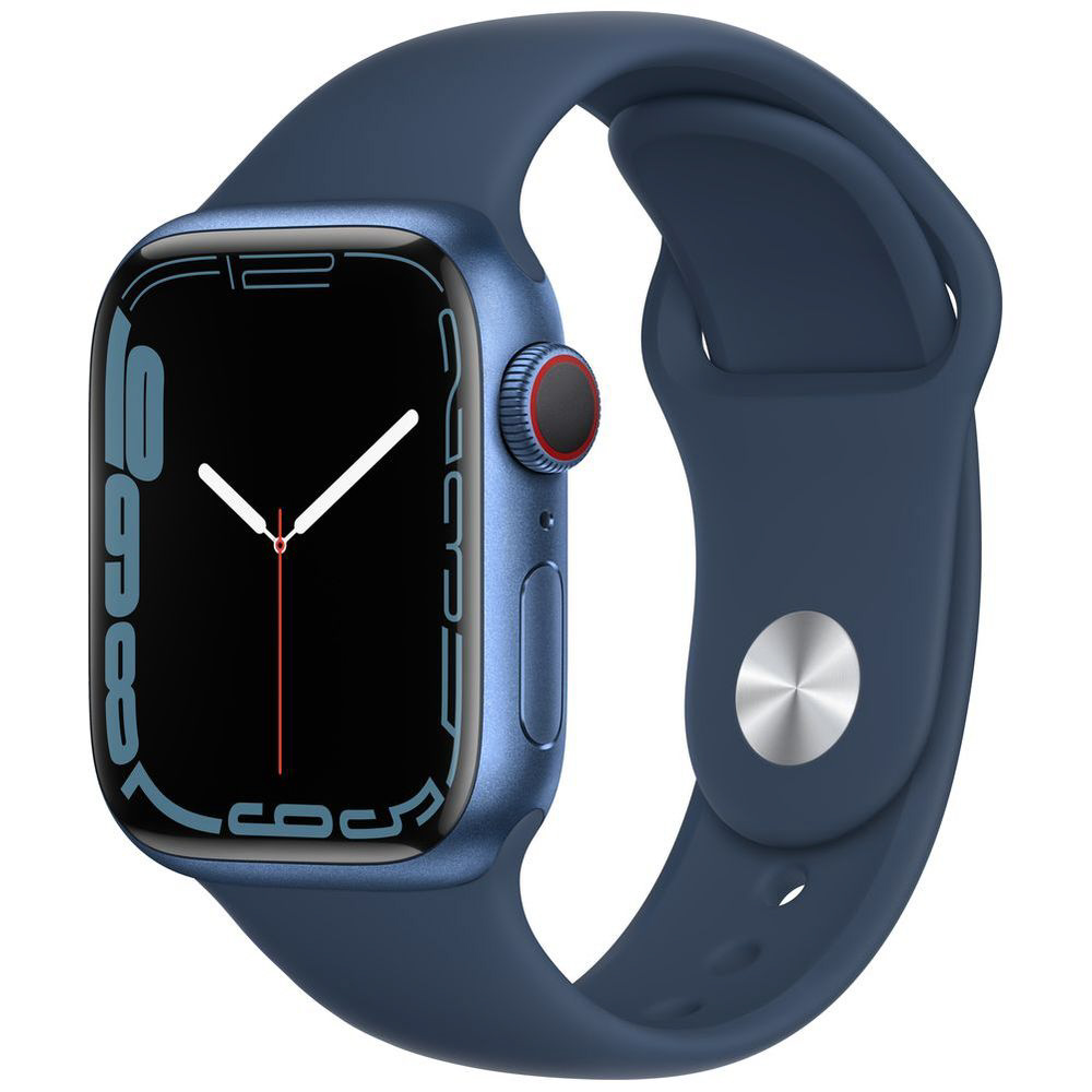 Apple Watch Series 7（GPS+Cellularモデル） 41mm ブルーアルミニウム ...