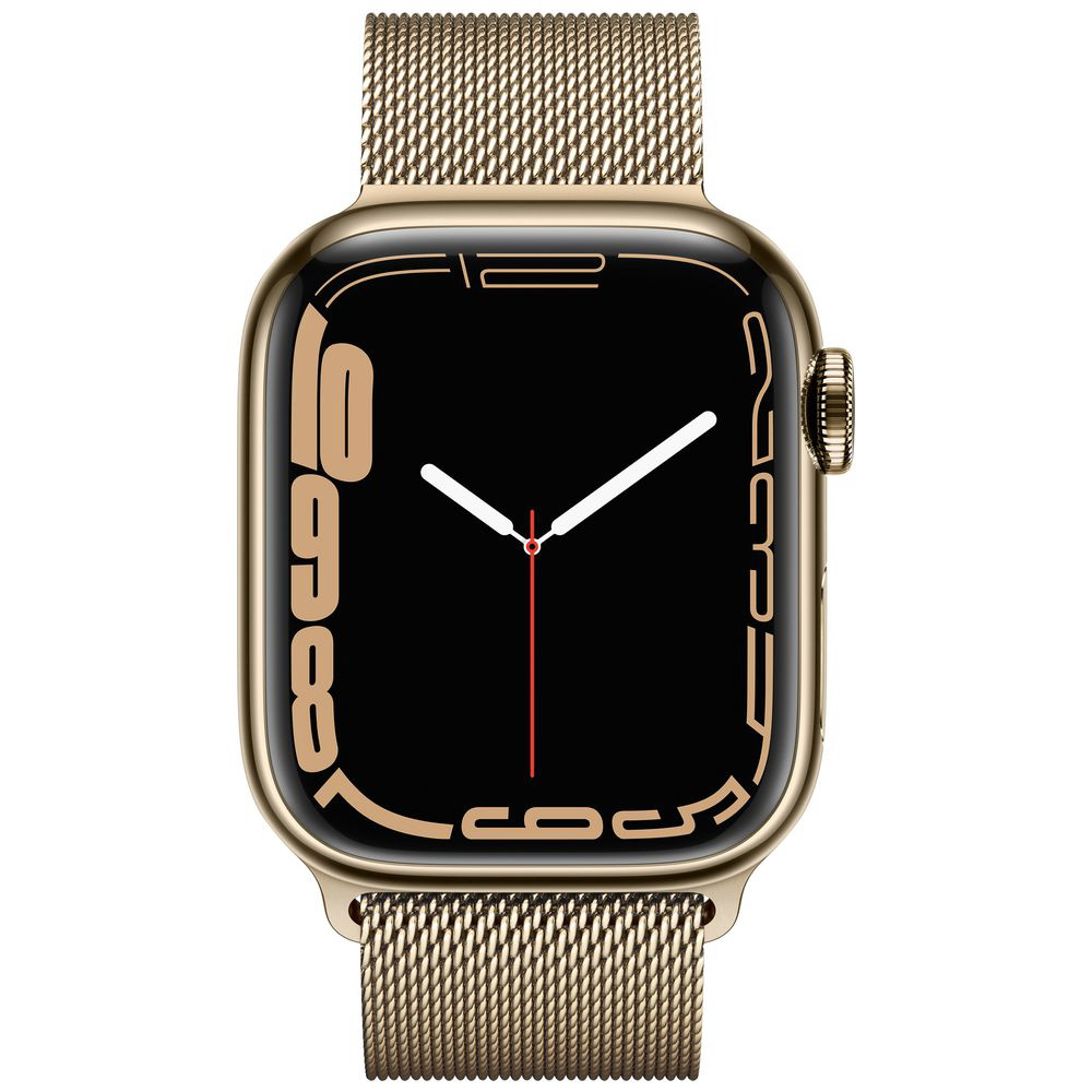 Apple Watch Series 7（GPS+Cellularモデル）- 41mmゴールドステンレス 
