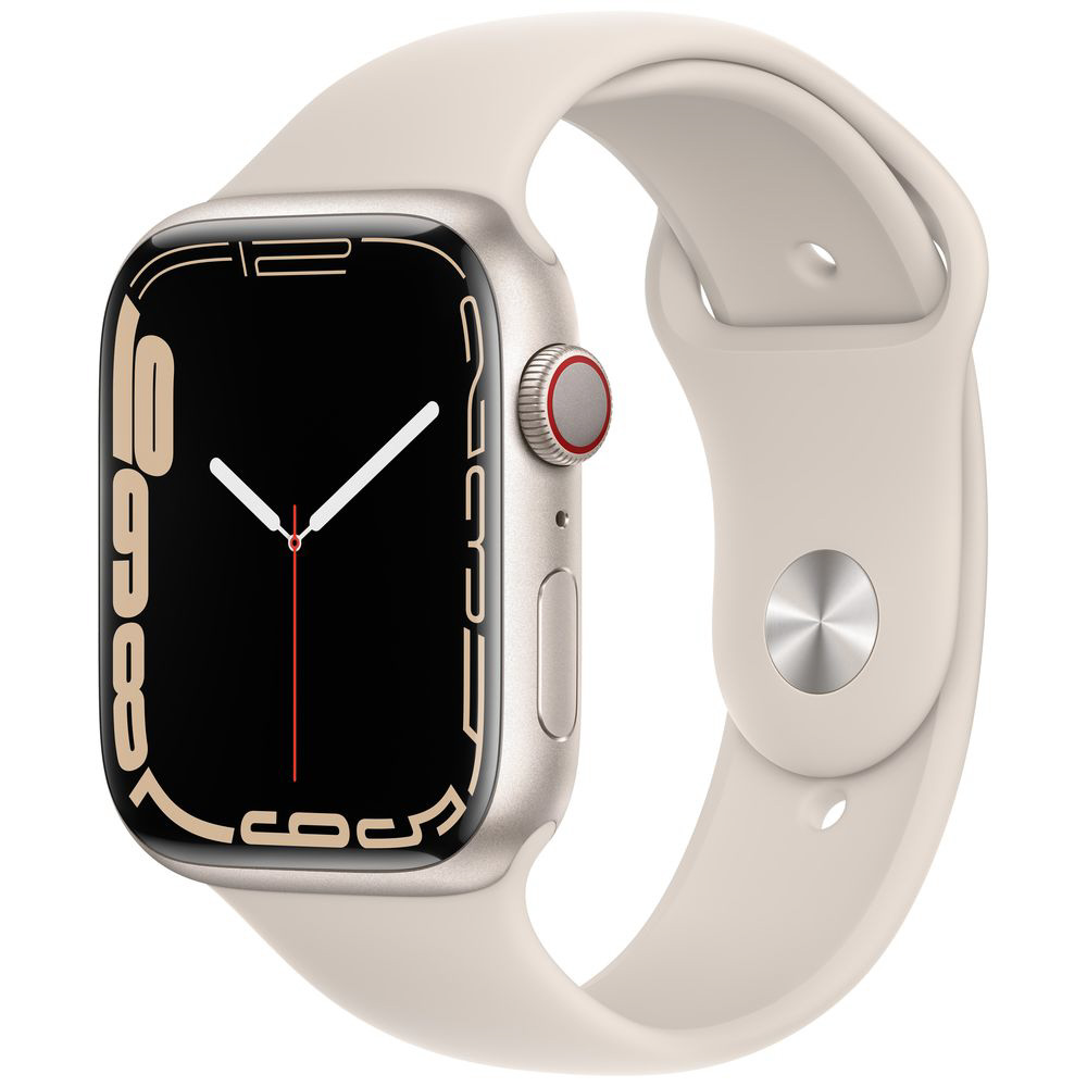 Apple Watch Series 7（GPS+Cellularモデル）- 45mmスターライト