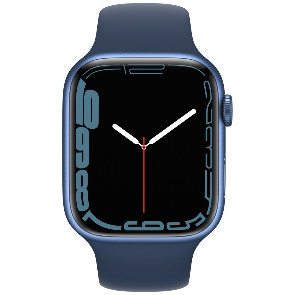 スマートフォン/携帯電話 その他 Apple Watch Series 7（GPS+Cellularモデル）- 45mmブルーアルミニウムケースとアビスブルースポーツバンド -  レギュラー ブルーアルミニウム MKJT3J/A