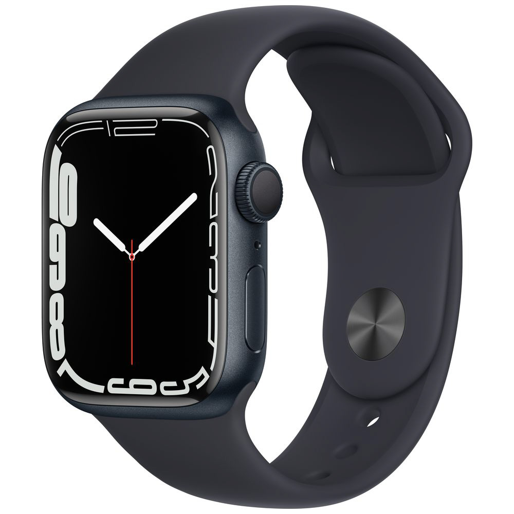 優れた品質 新品 Apple Watch 7 41mm GPS ミッドナイト アルミ