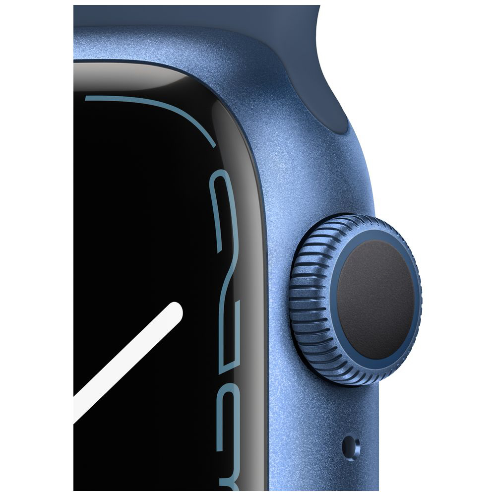 スマートフォン/携帯電話 その他 Apple Watch Series 7（GPSモデル）- 41mmブルーアルミニウムケースと 