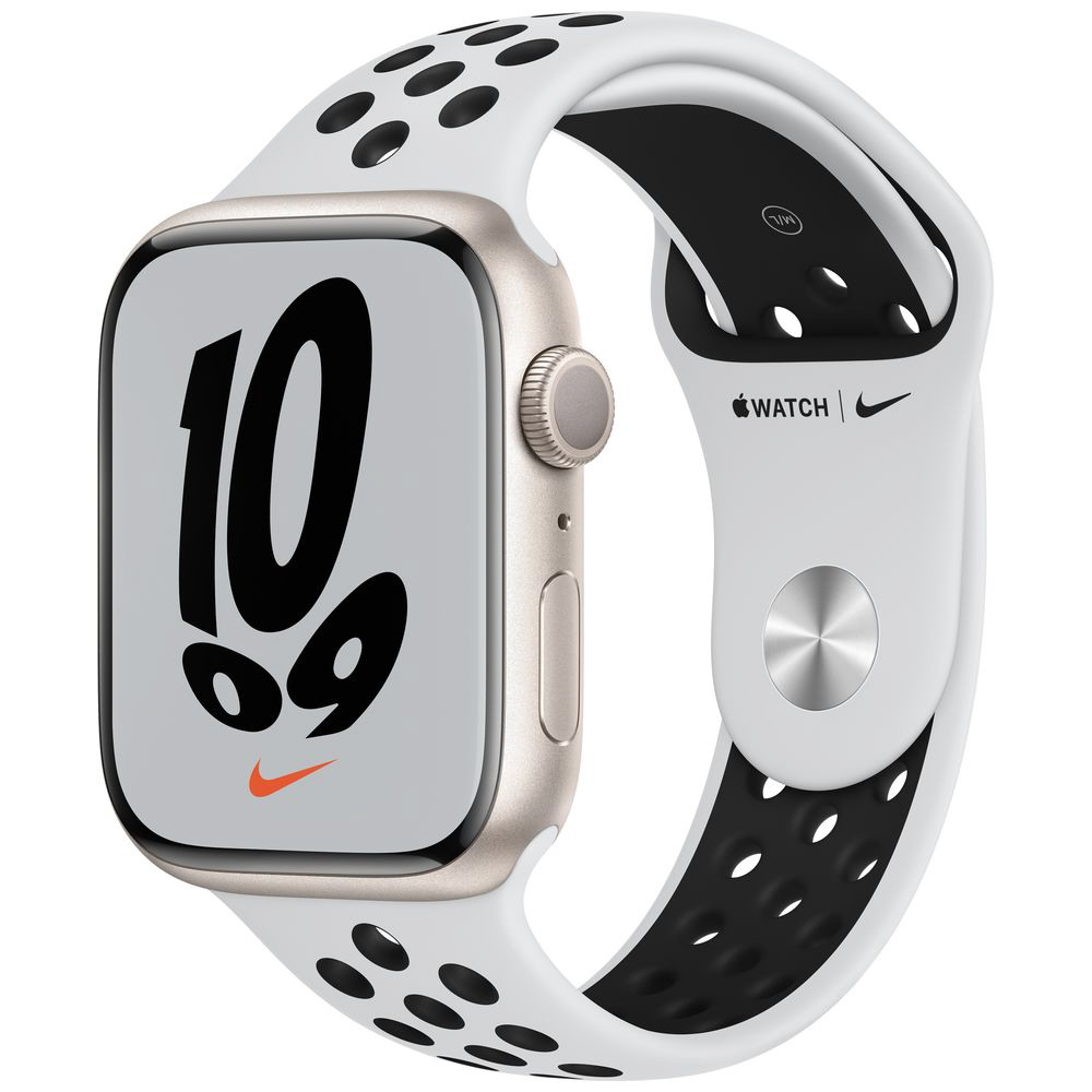 Apple Watch Nike Series 7（GPSモデル）- 45mmスターライト