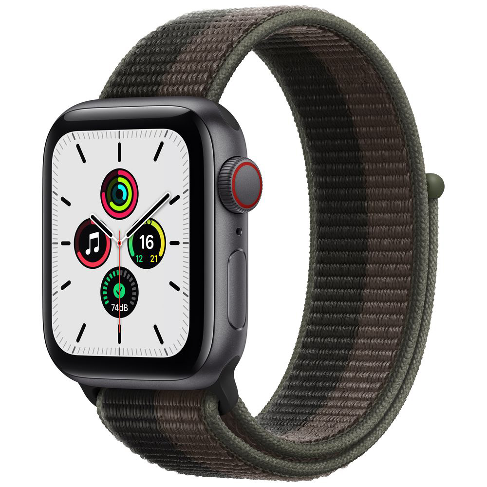 Apple Watch SE（GPS+Cellularモデル）40mmスペースグレイアルミニウムケースとトルネード/グレイスポーツループ スペースグレイ アルミニウム MKR33J/A｜の通販はソフマップ[sofmap]